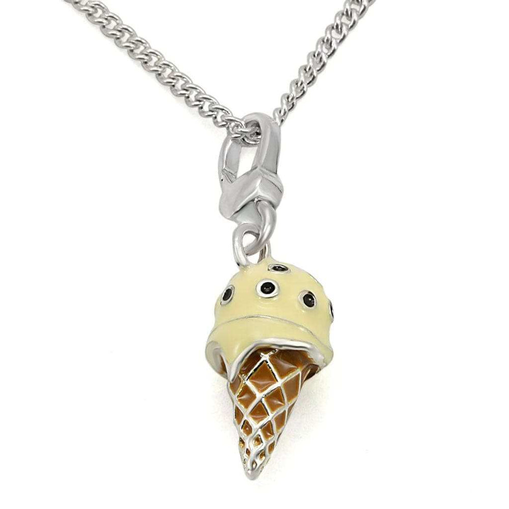 LOS431 - Silver 925 Sterling Silver Chain Pendant with No Stone - Alamode - Flyclothing LLC