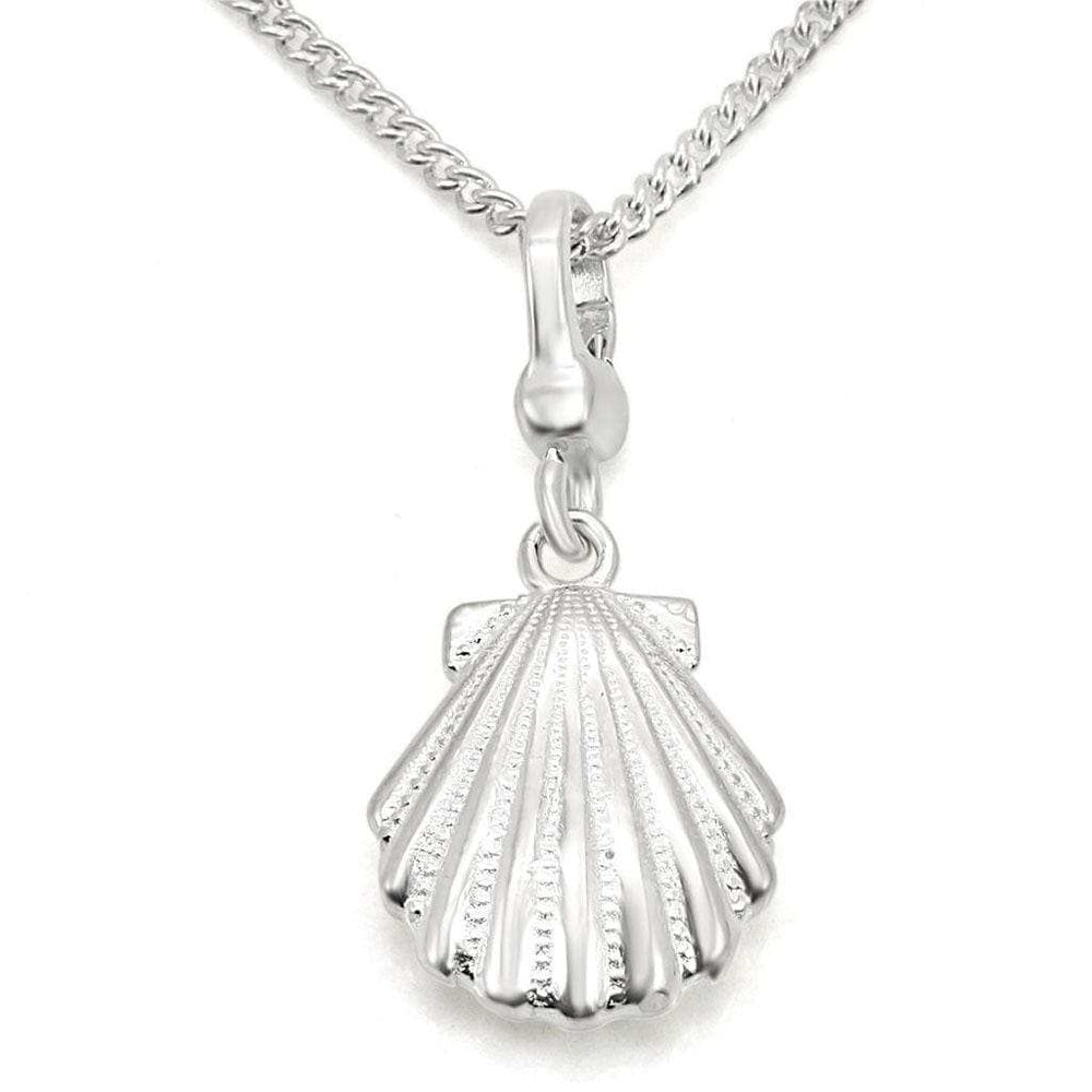 LOS433 - Silver 925 Sterling Silver Chain Pendant with No Stone - Alamode - Flyclothing LLC