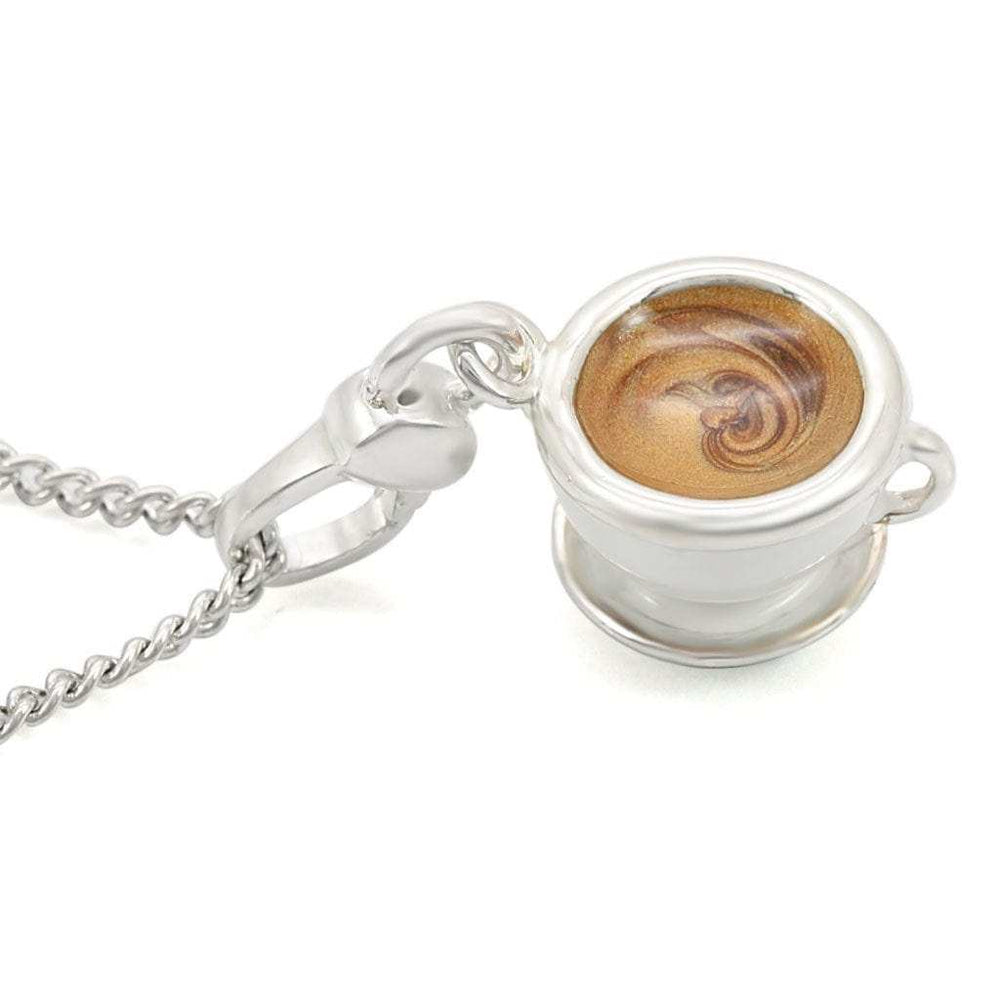 LOS436 - Silver 925 Sterling Silver Chain Pendant with No Stone - Alamode - Flyclothing LLC