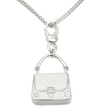LOS439 - Silver 925 Sterling Silver Chain Pendant with No Stone - Alamode - Flyclothing LLC