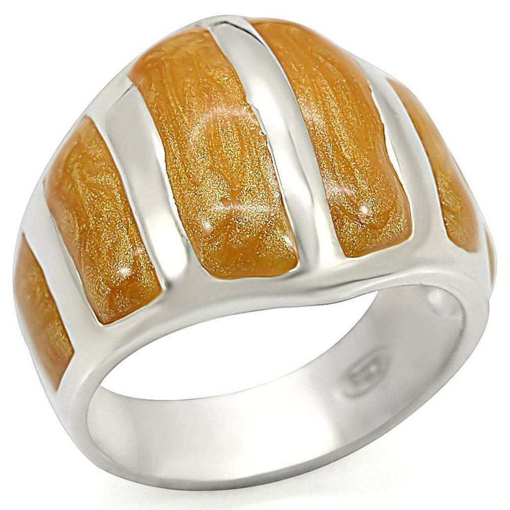 LOS471 - Silver 925 Sterling Silver Ring with No Stone - Alamode - Flyclothing LLC