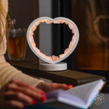Love Magnet - Rose Quartz Heart Lamp - Conscious Items - Flyclothing LLC