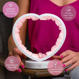Love Magnet - Rose Quartz Heart Lamp - Conscious Items - Flyclothing LLC