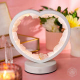 Love Magnet - Rose Quartz Heart Lamp - Conscious Items - Flyclothing LLC