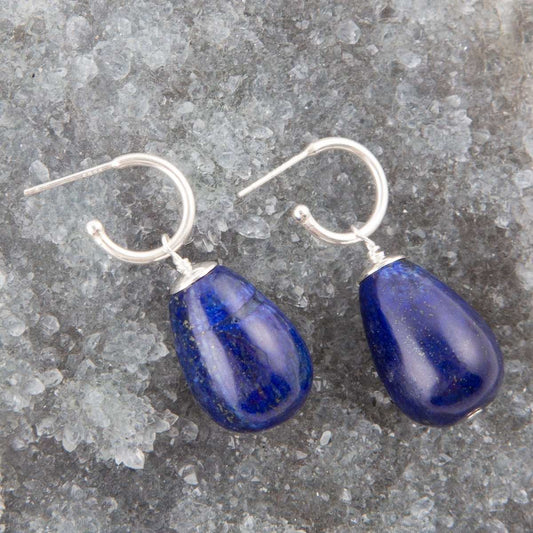 Lovely Lapis Drop Earrings - Barse Jewelry - Flyclothing LLC