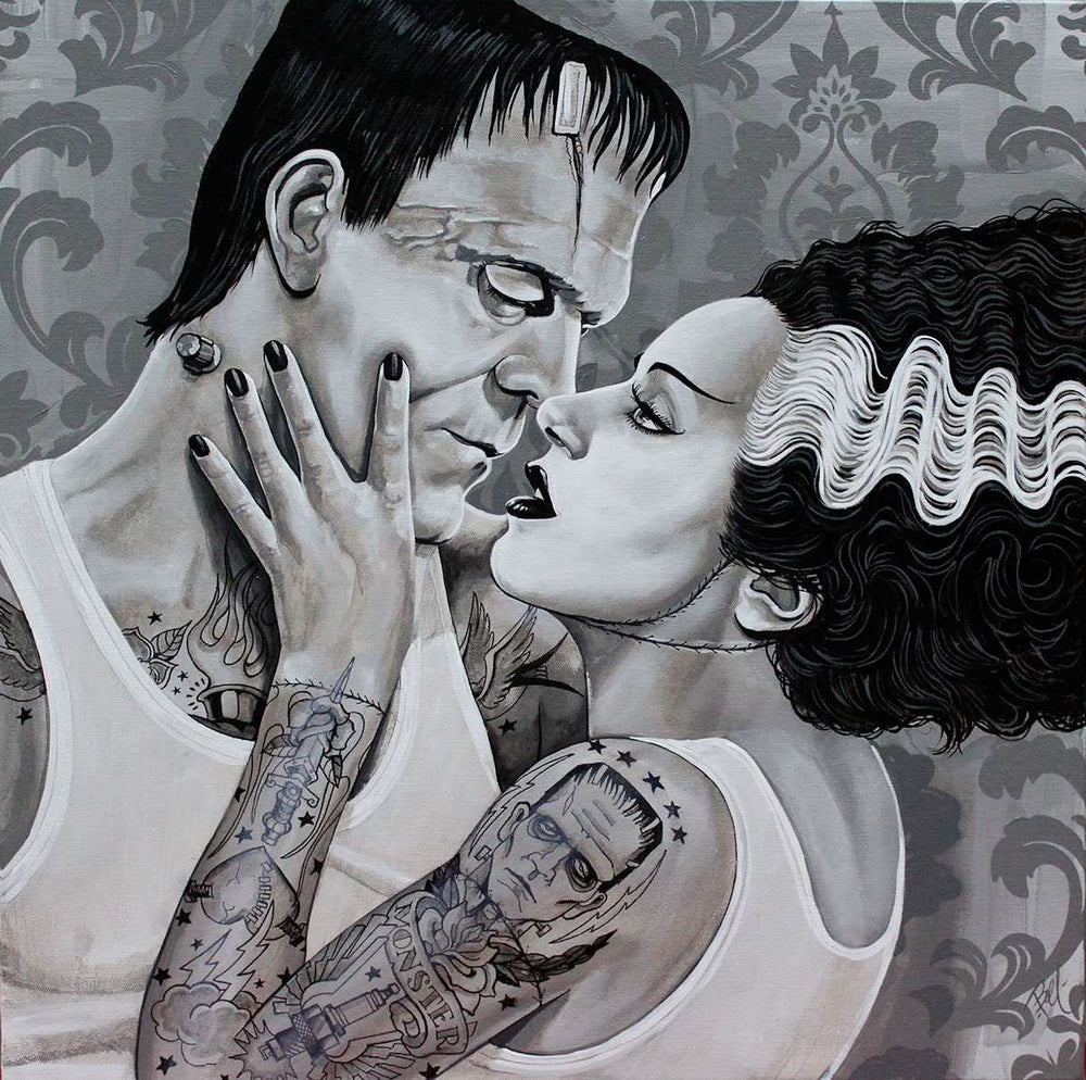 Black Market Art Company Love You to Death Limited Edition Gallery Quality Archival Paper Print Print - Black Market Art Company - Flyclothing LLC