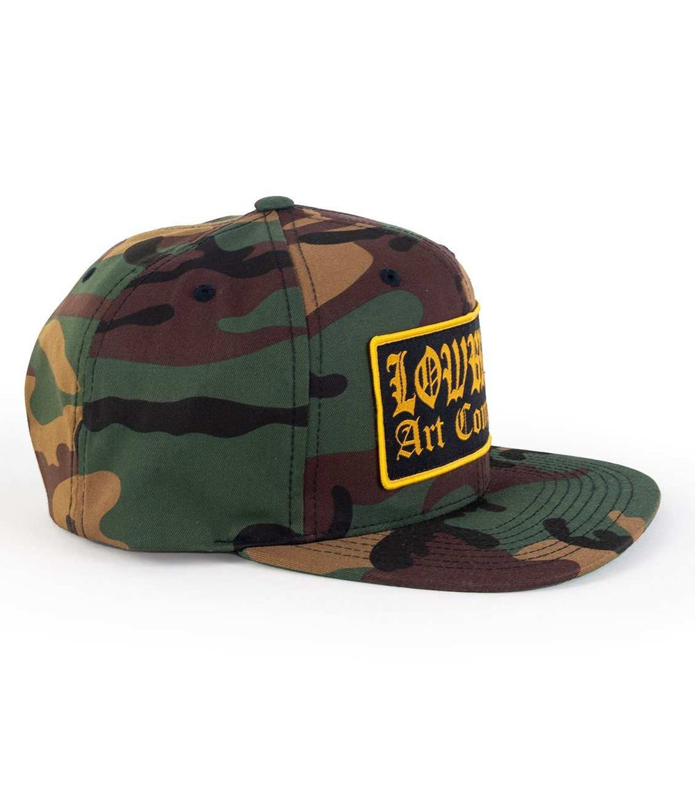 Black Market Art Company Lowbrow Snap Back Camo Hat Print - Black Market Art Company - Flyclothing LLC