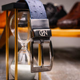 Lucca Belt Navy / Black - Marco Di Milano - Flyclothing LLC