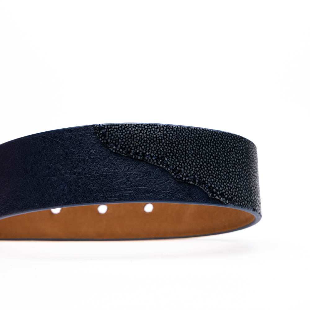 Lucca Belt Navy / Black - Marco Di Milano - Flyclothing LLC