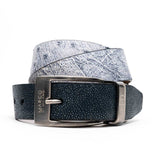 Lucca Belt Newspaper / Black - Marco Di Milano - Flyclothing LLC