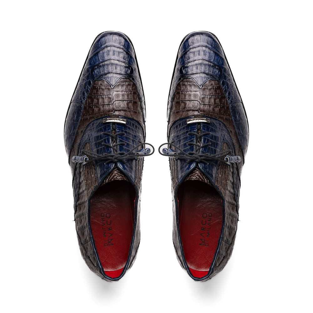 Luciano Navy / Brown - Marco Di Milano - Flyclothing LLC