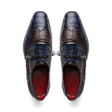 Luciano Navy / Brown - Marco Di Milano - Flyclothing LLC