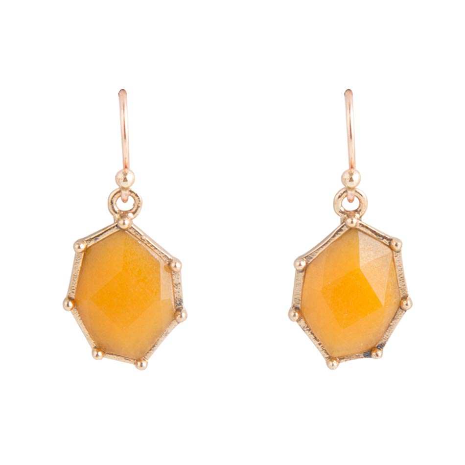 Lucky 7's Earrings - Yellow Quartz - Barse Jewelry - Flyclothing LLC
