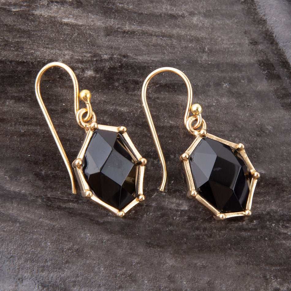 Lucky 7's Earrings - Onyx - Barse Jewelry - Flyclothing LLC
