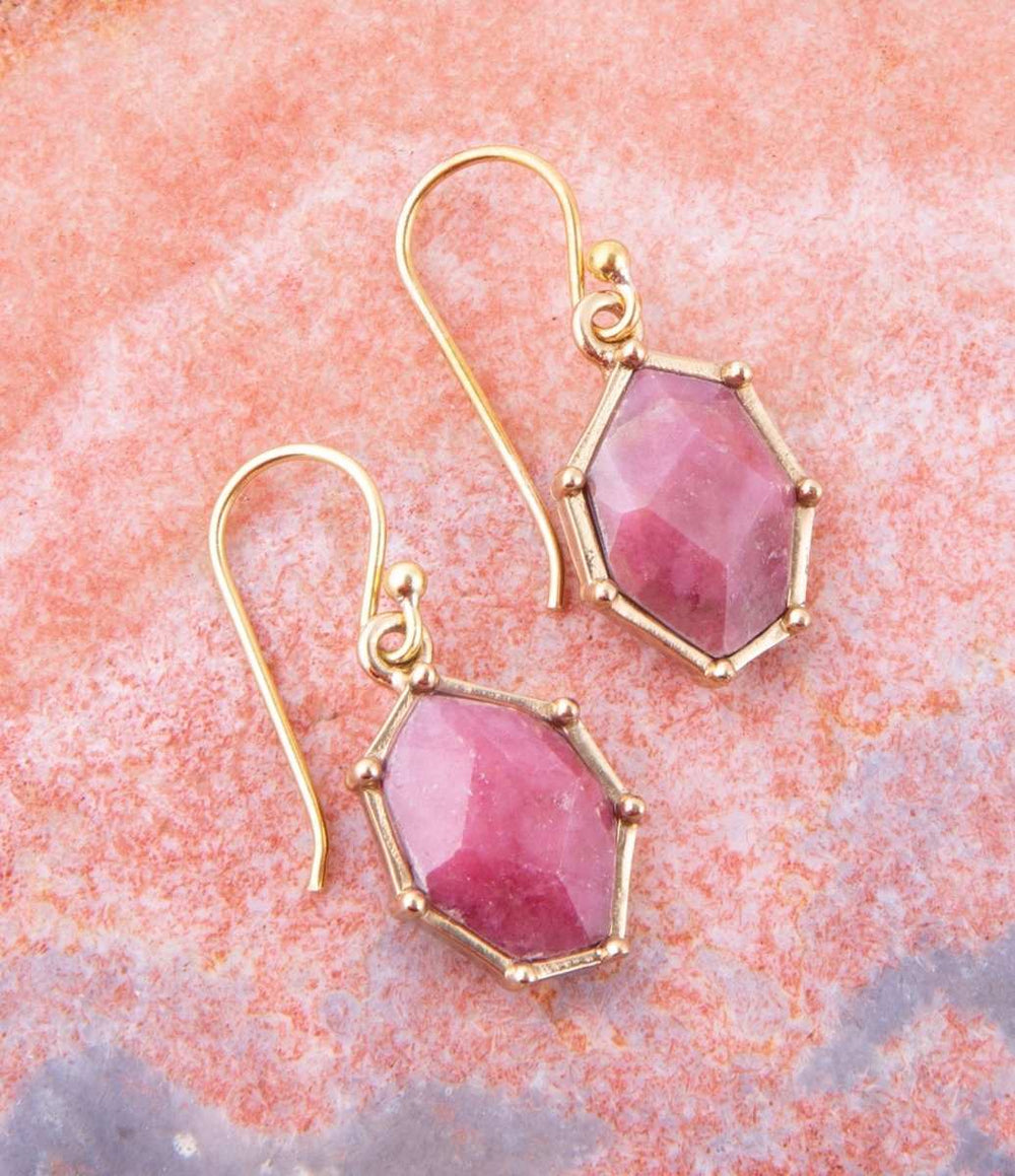 Lucky 7's Earrings - Rhodonite - Barse Jewelry - Flyclothing LLC