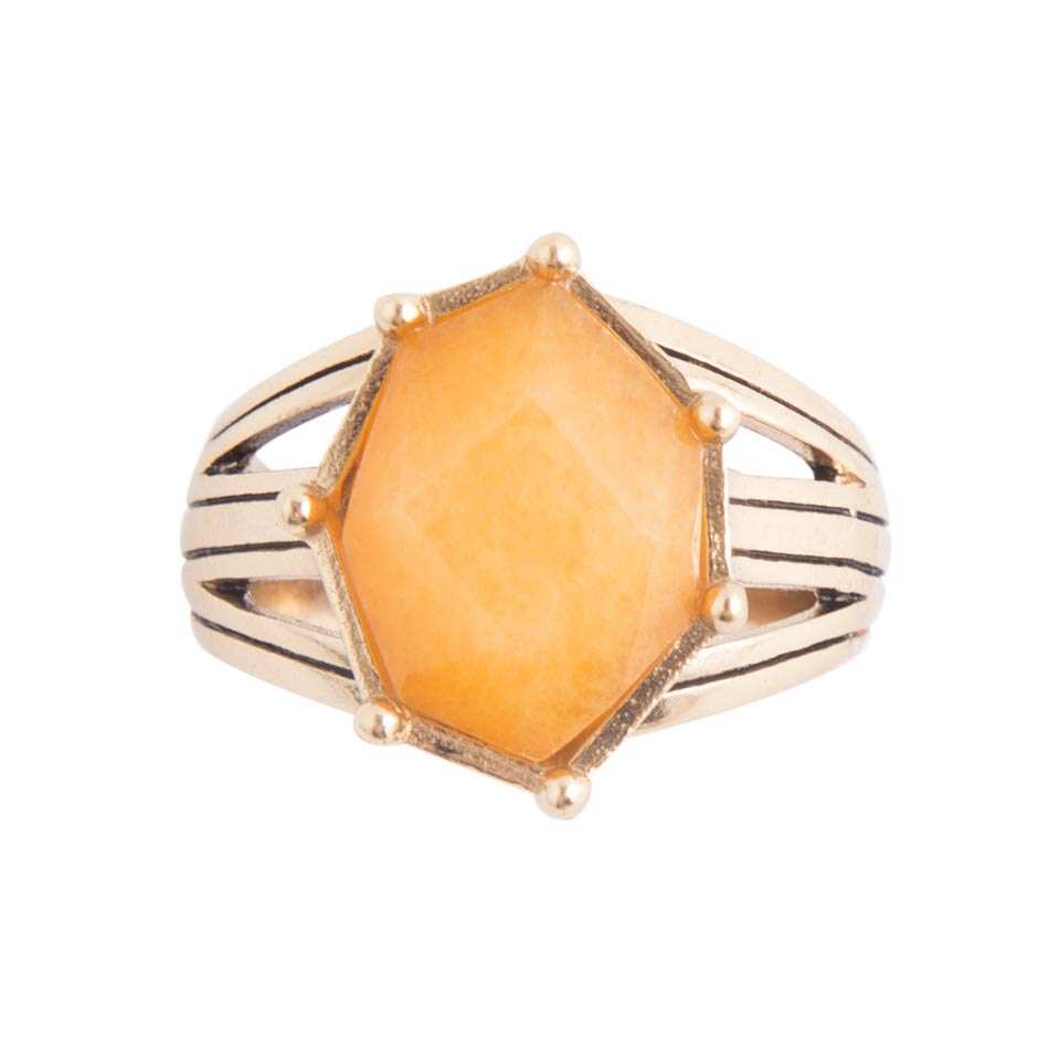 Lucky 7's Ring - Yellow Quartz - Barse Jewelry - Flyclothing LLC