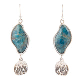 Luna Blue Apatite and Sterling Silver Drop Earrings - Barse Jewelry - Flyclothing LLC