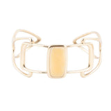 Luster Yellow Agate and Golden Cuff Bracelet - Barse Jewelry - Flyclothing LLC