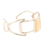 Luster Yellow Agate and Golden Cuff Bracelet - Barse Jewelry - Flyclothing LLC