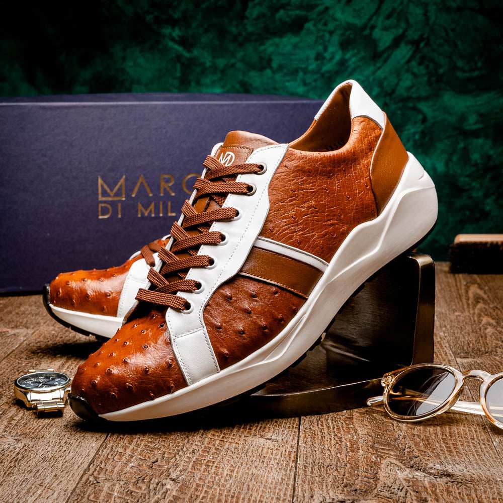 Lyon II Brandy / White - Marco Di Milano - Flyclothing LLC