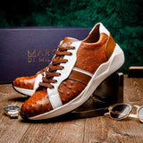 Lyon II Brandy / White - Marco Di Milano - Flyclothing LLC