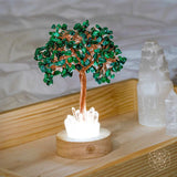 Malachite Anxiety Tree Lamp - Conscious Items - Flyclothing LLC