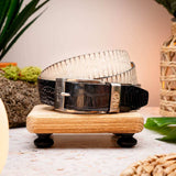 Moncalieri Belt Bone / Black - Marco Di Milano - Flyclothing LLC