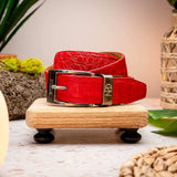 Riccardo Belt Light Red - Marco Di Milano - Flyclothing LLC