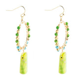 Margarita Green Jasper Golden Drop Earrings - Barse Jewelry - Flyclothing LLC