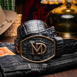 Marlboro Belt Black - Marco Di Milano - Flyclothing LLC