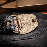 Marlboro Belt Black - Marco Di Milano - Flyclothing LLC