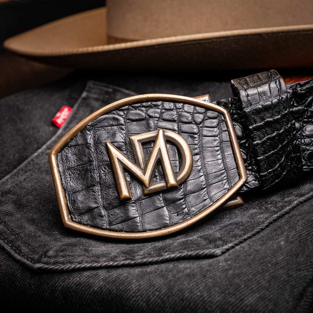 Marlboro Belt Black - Marco Di Milano - Flyclothing LLC
