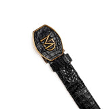Marlboro Belt Black - Marco Di Milano - Flyclothing LLC