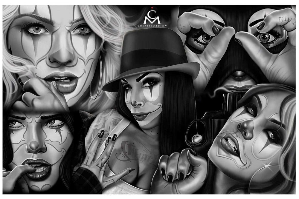 Black Market Art Company Medina Flash Print - Black Market Art Company - Flyclothing LLC