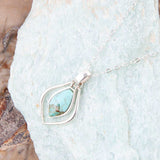 Melita Blue Turquoise and Sterling Silver Necklace - Barse Jewelry - Flyclothing LLC