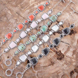 Midnight Labradorite and Sterling Silver Toggle Bracelet - Barse Jewelry - Flyclothing LLC
