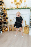 Hunter Green Velvet Sequin Dress - Mila & Rose ® - Flyclothing LLC