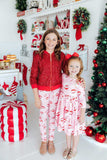 Jingle Bells 3/4 Sleeve Pocket Twirl Dress - Mila & Rose ® - Flyclothing LLC