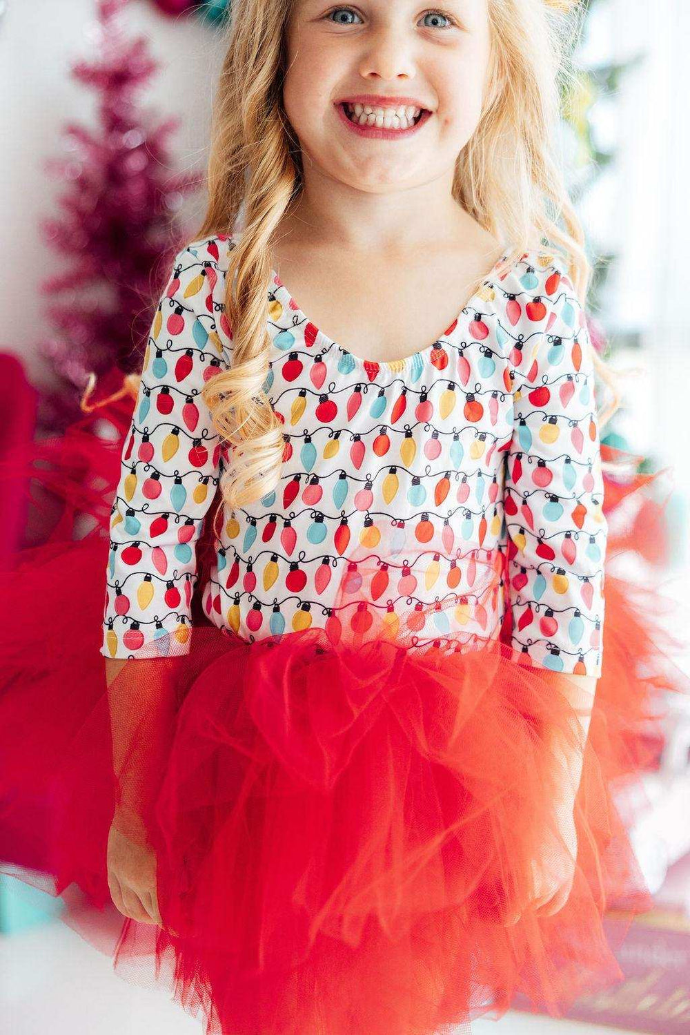 Merry & Bright 3/4 Tutu Leotard - Mila & Rose ® - Flyclothing LLC
