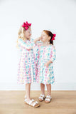 Big Sister 3/4 Sleeve Pocket Twirl Dress - Mila & Rose ® - Flyclothing LLC