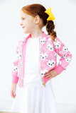 Unicorn Kitties Satin Jacket - Mila & Rose ® - Flyclothing LLC