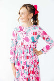 Christmas Cowgirl L/S Pocket Twirl Dress - Mila & Rose ® - Flyclothing LLC