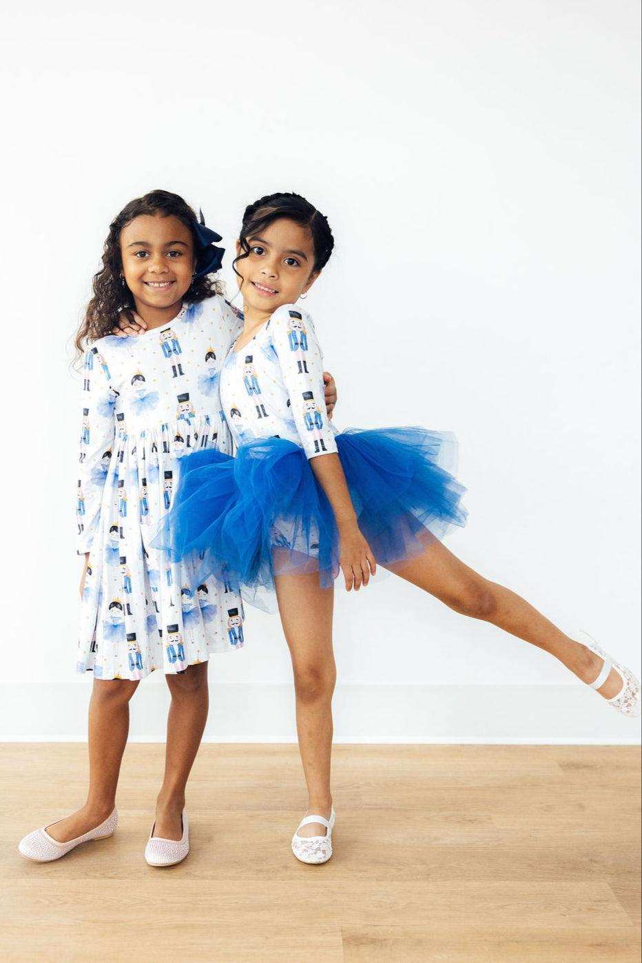 Waltz of the Snowflakes L/S Pocket Twirl Dress - Mila & Rose ® - Flyclothing LLC