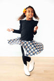 Plaid Pumpkins Twirl Skegging - Mila & Rose ® - Flyclothing LLC