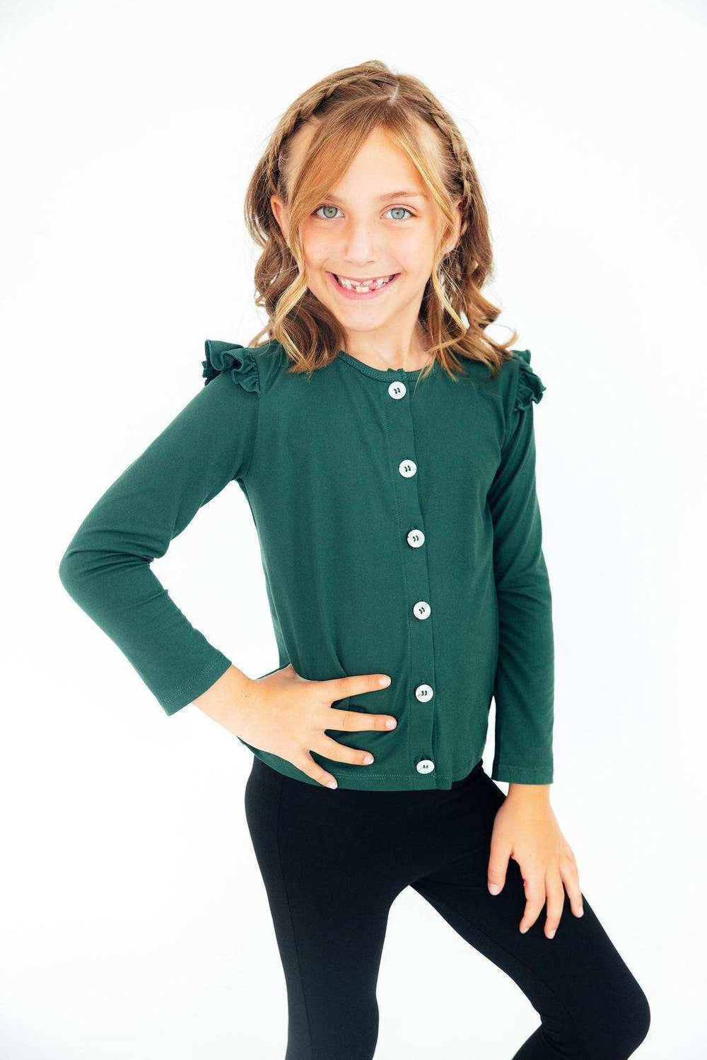 Spruce Ruffle Cardigan - Mila & Rose ® - Flyclothing LLC