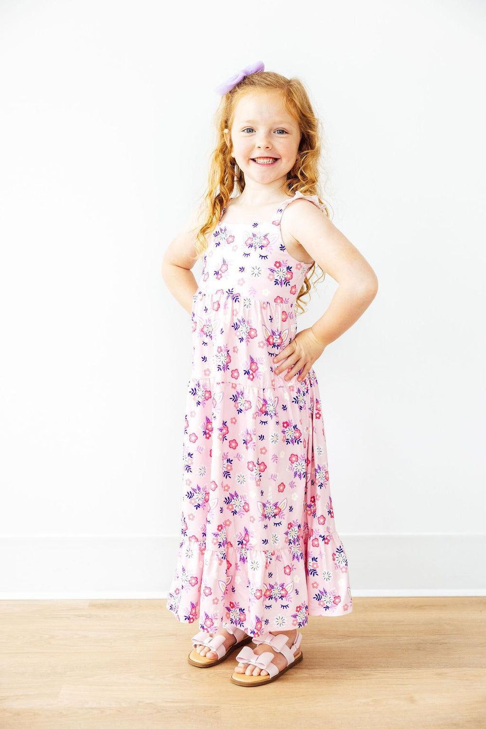 Retro Daydream Ruffle Maxi Dress - Mila & Rose ® - Flyclothing LLC