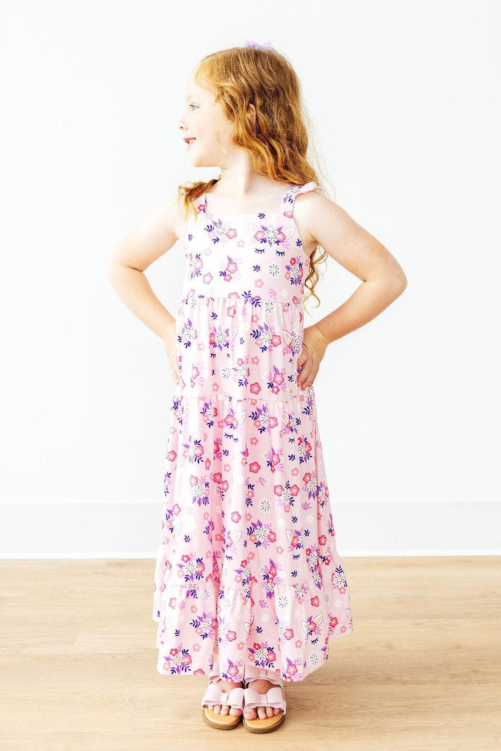 Retro Daydream Ruffle Maxi Dress - Mila & Rose ® - Flyclothing LLC