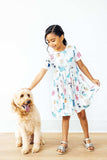 Puppy Pals S/S Pocket Twirl Dress - Mila & Rose ® - Flyclothing LLC