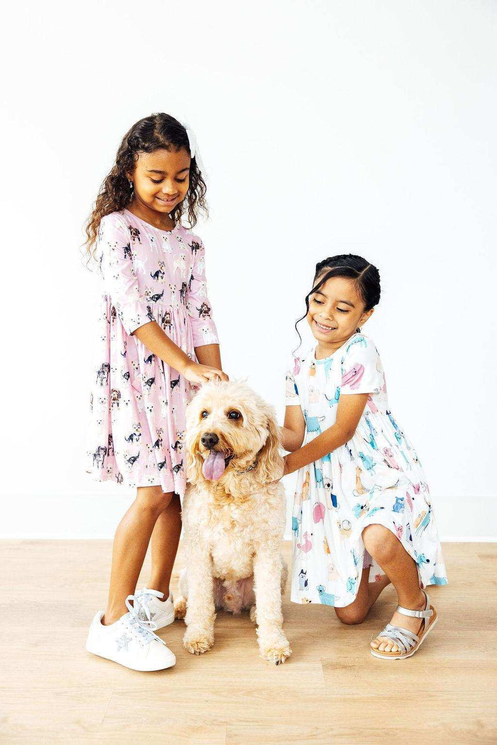 Puppy Pals S/S Pocket Twirl Dress - Mila & Rose ® - Flyclothing LLC