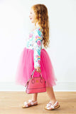 Neon Pink Glitter Girl's Crossbody Purse - Mila & Rose ® - Flyclothing LLC